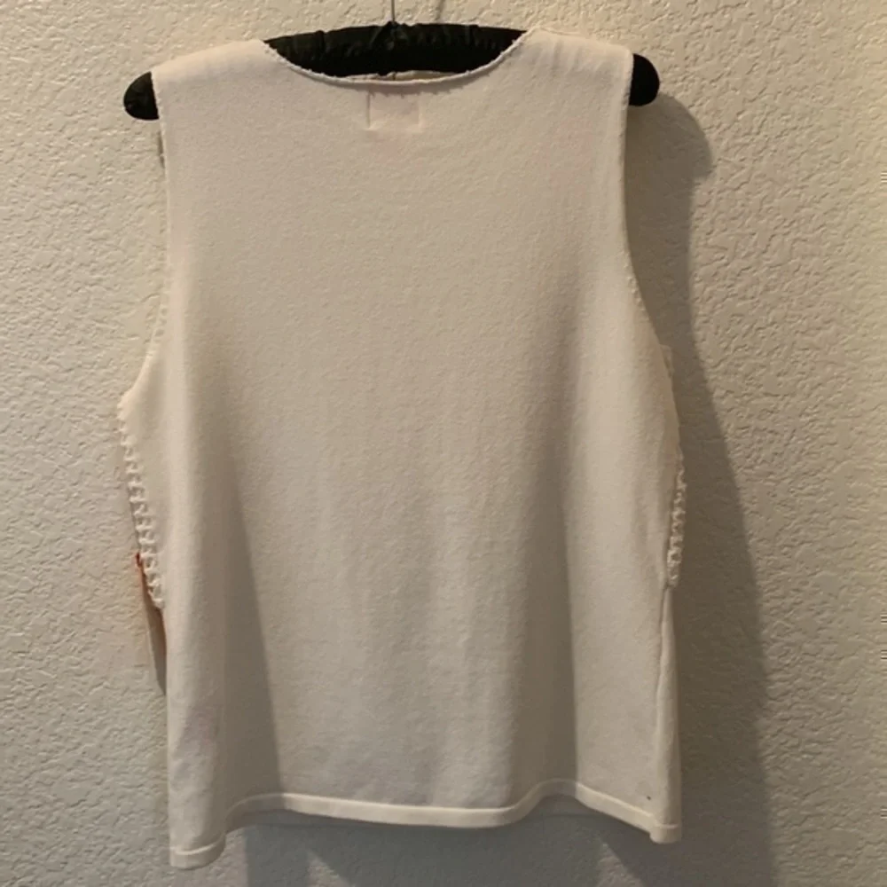 Ruby Rd large beaded sweater tank top - Picture 8 of 8